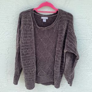 Palette Forest Green Sz L Sweater